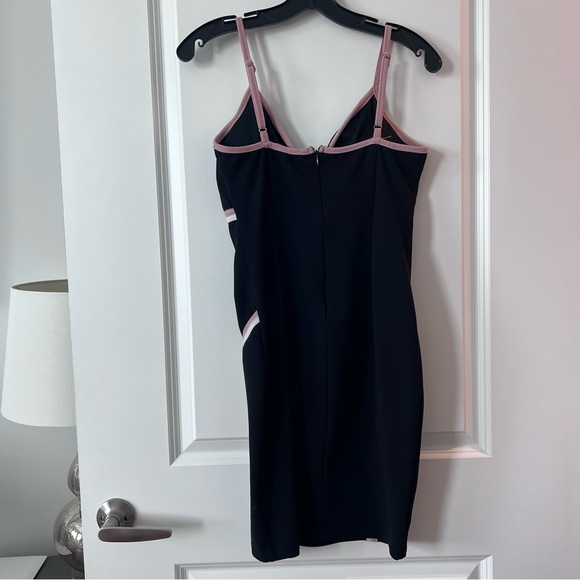 Papaya black body-con tight dress - Picture 3 of 6